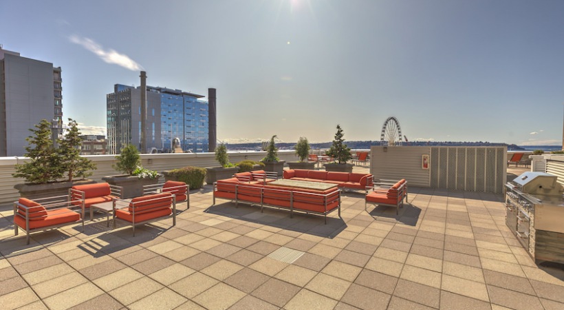 Rooftop Grill and Seating